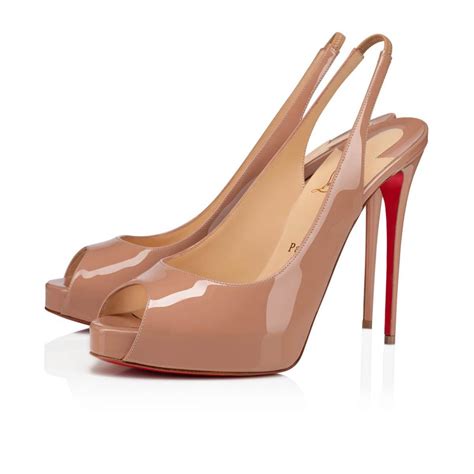 Christian Louboutin Private Number NUDE Souliers À Plateforme Femme