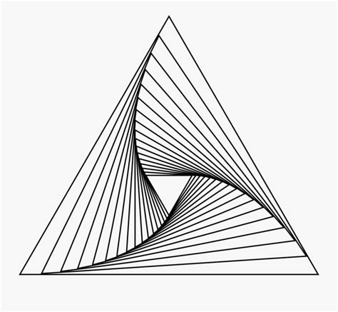 Line Arttrianglesymmetry Geometry Line Drawing Free Transparent