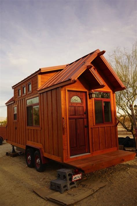 After pondering your essential needs. Man Builds Craftsman-style Tiny House