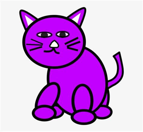 Purple Cat Clipart  Royalty Free Stock Purple Cat Clipart