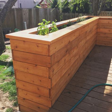 Wpc flower boxes not only waterproof, moisture, insects, termites, and is not easily deformed, easy to change color by ultraviolet rays , easy to clean, corrosion resistance and other characteristics. Deck planter | Deck planters, Deck garden