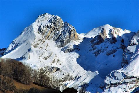 Fotos Gratis Paisaje Nieve Invierno Cordillera Clima Temporada