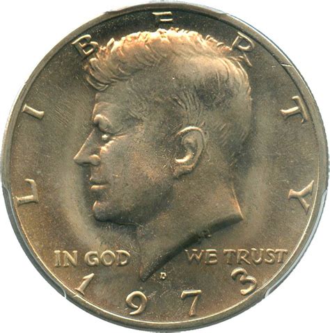 1973 D Kennedy Half Dollar Pricing Guide The Greysheet
