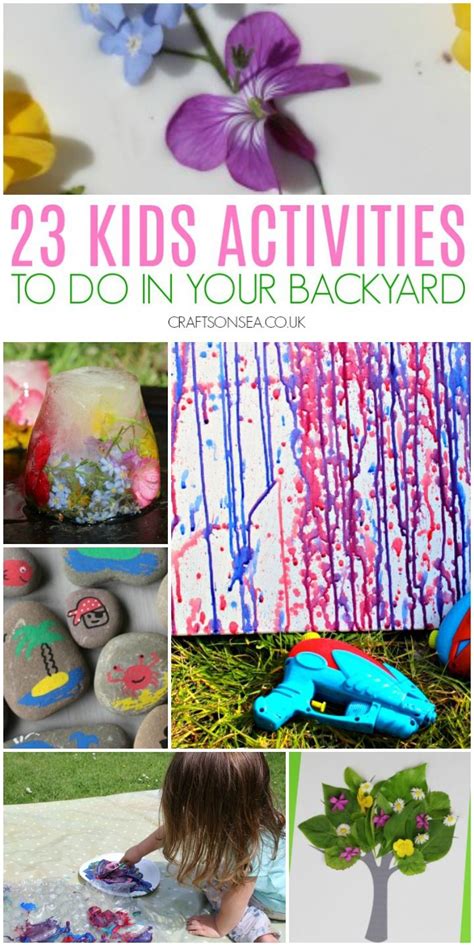 24 Easy Outdoor Activities For Kids Perfect For Your Garden Or