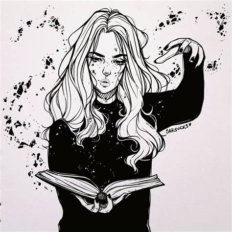 Qtsie Witch Drawing Cool Art Drawings Witch Art