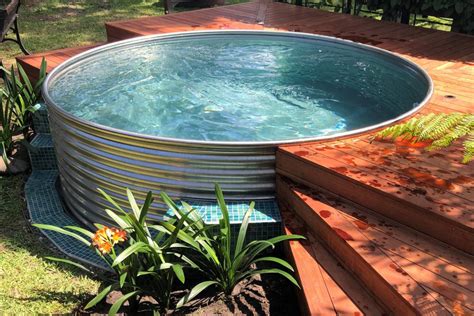 Outback Plunge Pool Stainless And Colorbond Steel Tank Pools