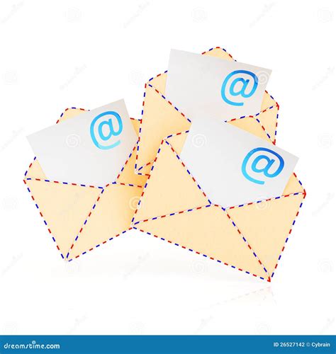 E Mail Envelopes Stock Illustration Illustration Of Digital 26527142