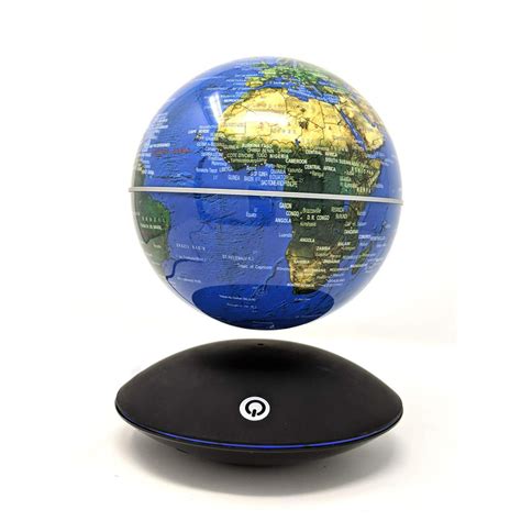 Magnetic Levitating Globe 6 Rotating Planet Earth Globe With Led Lit