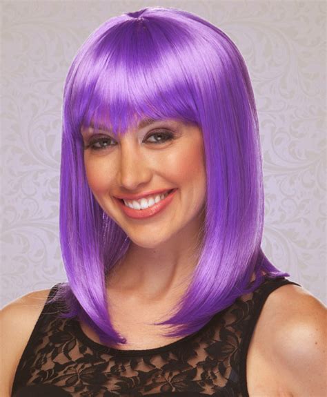 Lavender Tapered Wig Doll