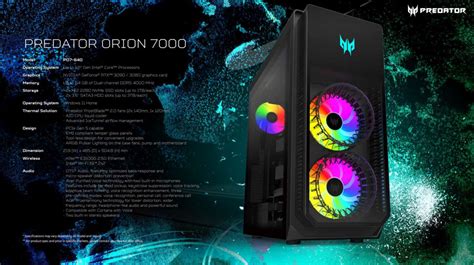 Acer Amplía Su Línea Desktop Gamer Con La Nueva Predator Orion 7000