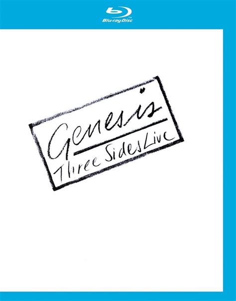 Genesis Three Sides Live Sd Blu Ray Genesis Muziek