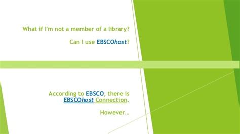 Ebscohost A Free Intuitive Online Research Platform And Reference