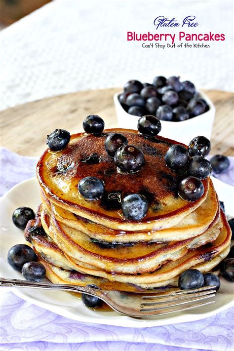 Gluten Free Blueberry Pancakes Cant Stay Out Of The Kitchen