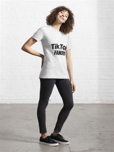 Tik Tok Famous T Shirt For Sale By Butterflyrodeo Redbubble