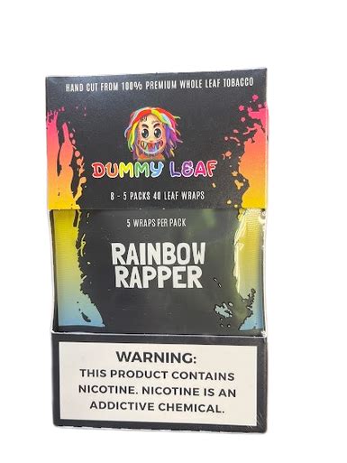 Dummy Leaf Wraps Rainbow Rapper 85 Packs Buitrago Cigars