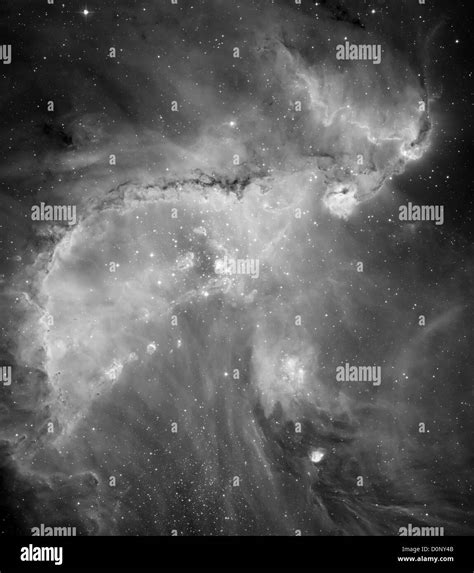 Stars Shine Through Dust In The Small Magellanic Cloud Stock Photo Alamy