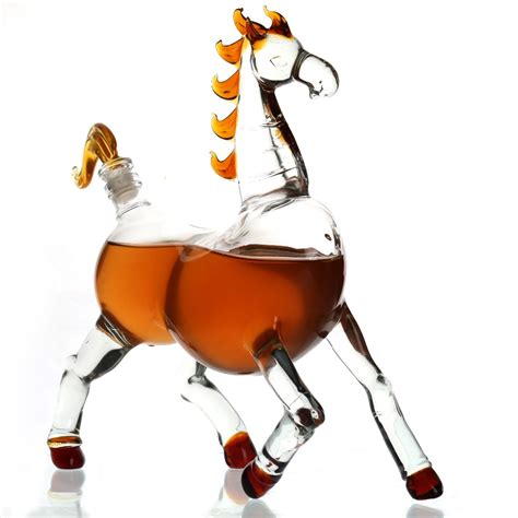 750ml Horse Shaped Wine Decanter - Buy Animal Shaped Clear Glass Decanter,Horse Shaped Glass ...