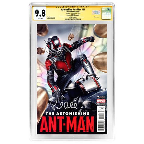 Lot Detail Paul Rudd Autographed Ant Man 11 Celebrity Authentics