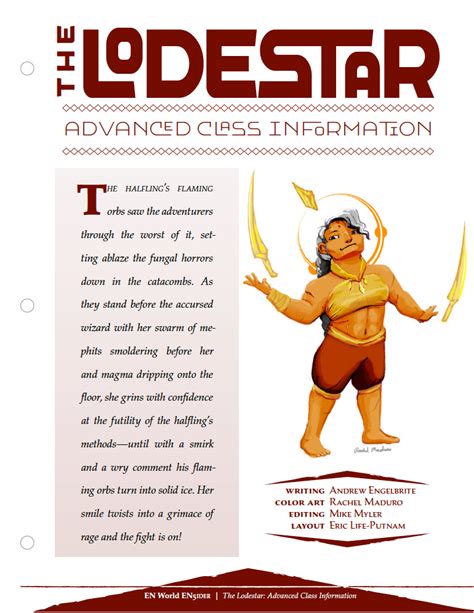A Touch More Class 5 Lodestar Rpg Characters And Campaign Settings