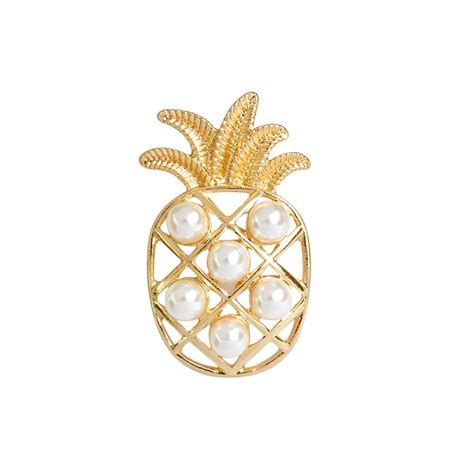 Drop Shipping Cartoon Pineapple Enamel Pins Custom Brooches Yellow Black Pineapple Eat Fruit