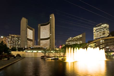 Filetoronto City Hall Night View Wikimedia Commons