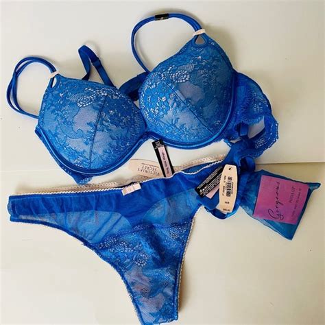 Victoria S Secret Intimates And Sleepwear Blue Victorias Secret Sexy Little Things Padded
