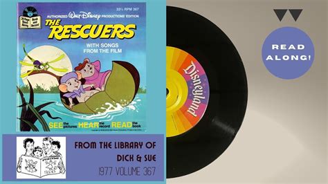 The Rescuers 1977 Disneyland Little Long Playing Record 367 Read