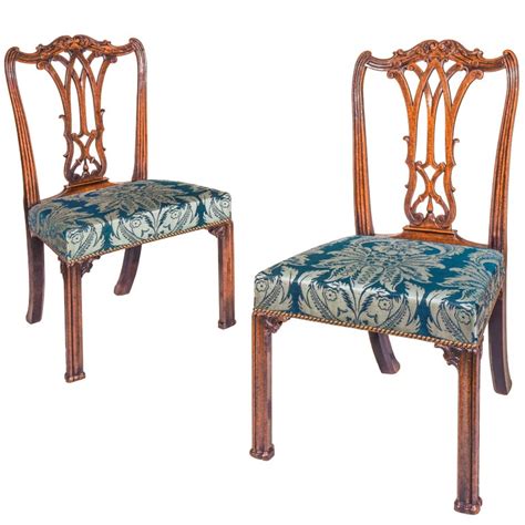 Pair Of 18th Century Chippendale Chairs For Sale At 1stdibs