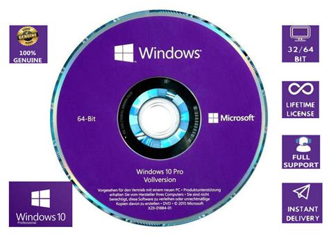 Nuovo Windows Sigillato 10 Codici Chiave Del Cd Delloempro Chiave