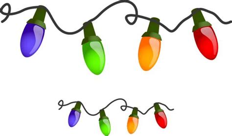 String Transparent Christmas Lights Clip Art Library