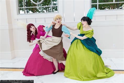 Anastasia Tremaine Cinderella And Drizella Tremaine Cute Cosplay Amazing Cosplay Disney