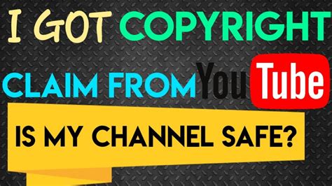 I Got Copyright Claim From Youtube Copyright Claim Vs Copyright Strike Explained How I Remove