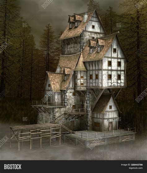 Scary Witch House Image And Photo Free Trial Bigstock