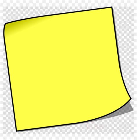 Yellow Post It Png