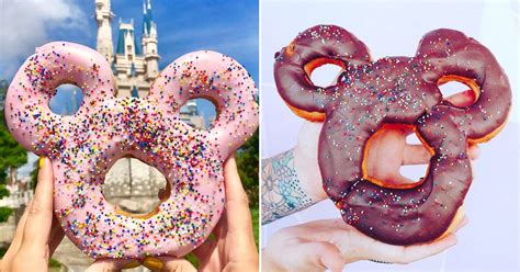 Disney Frosted Mickey Celebration Doughnut At Magic Kingdom Popsugar Food