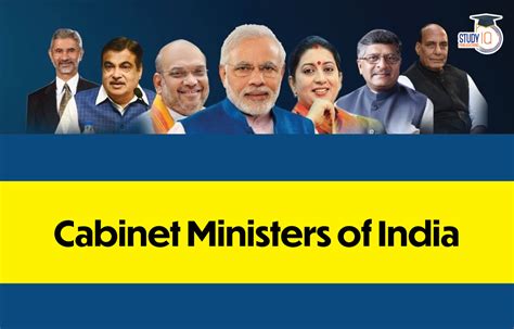 Cabinet Ministers Of India Complete List