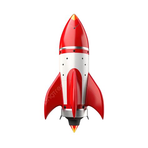 3d Rocket Object 3d Astronomy Rocket Png Transparent Image And