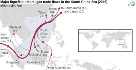 Nearly Half Of The Worlds Lng Traverses South China Sea