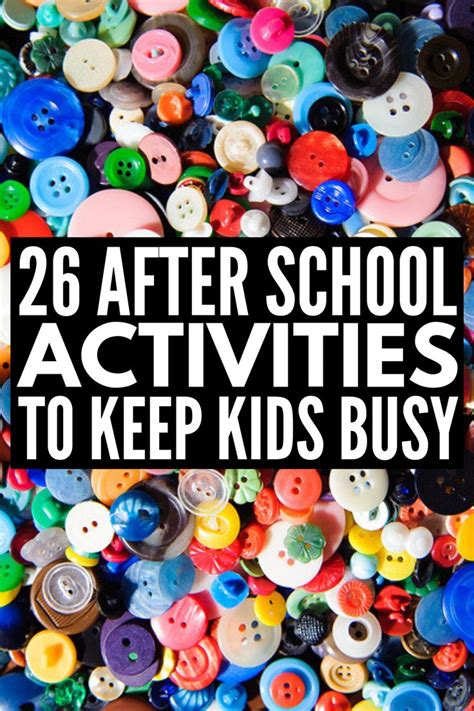 26 Simple & Fun After School Activities for Kids We Love