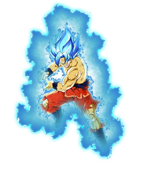 Universal Super Saiyan Blue Goku W Aura By Blackflim On Deviantart