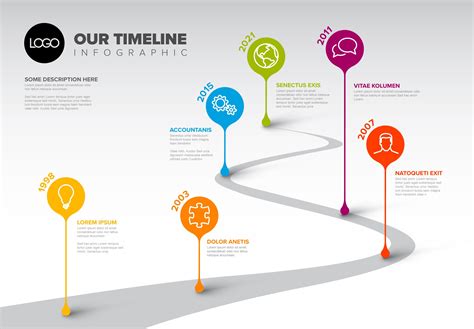 Infographic Road Timeline Template Presentation Templates ~ Creative