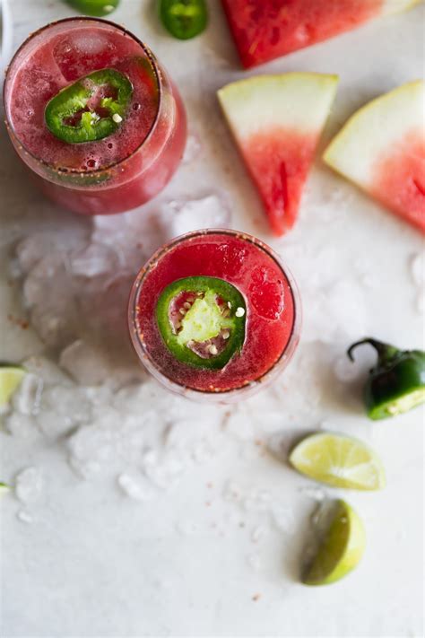 Spicy Tequila Watermelon Punch Recipe Watermelon Punch Spicy Food