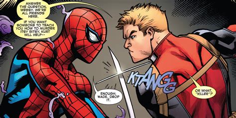 Deadpool Kills Spiderman Comic