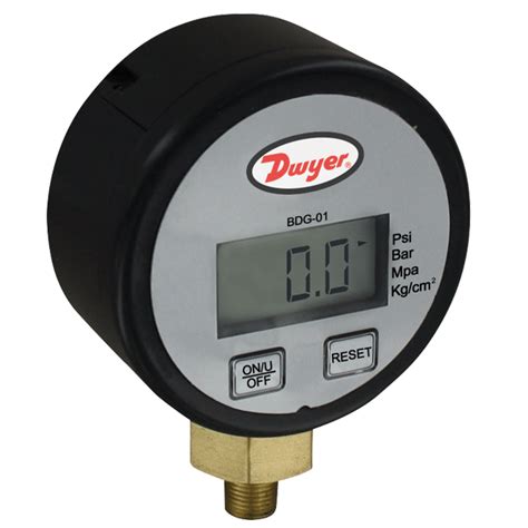 Model Bdg 01 Brass Digital Pressure Gage Measures Gas Pressure And Is