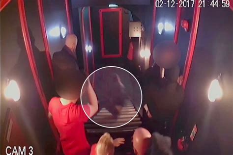 Dean Falling Down The Stairs - Shane Williams brawl footage emerges as rugby legend clashes with