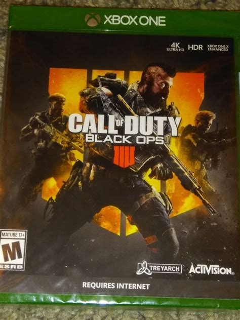 Call Of Duty Black Ops 4 Microsoft Xbox One 2018 Call Of Duty Negro