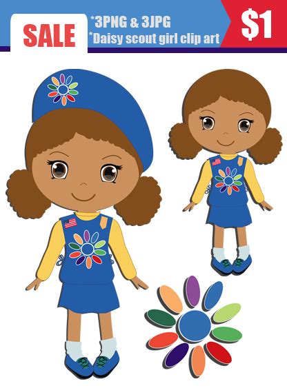 13 Daisy Girl Scout Clip Art Preview Daisy Scout Logo Hdclipartall