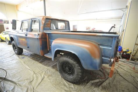 1962 Dodge Power Wagon Crew Cab True Air Force Truck 4x4 For Sale