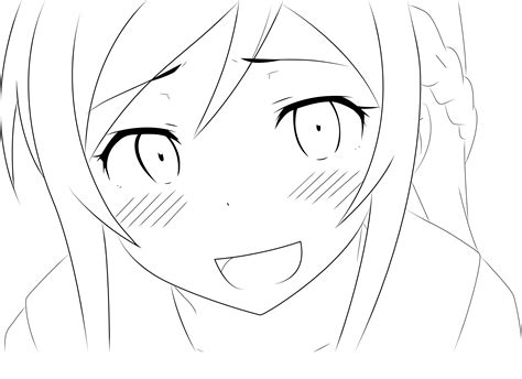 Oreimo Ayase Vector Outline By Yuukion On Deviantart