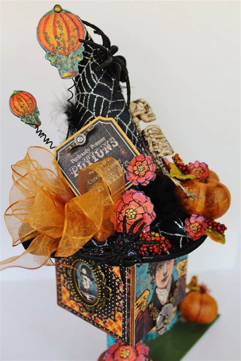 Scrapbook Flair Halloween Candy Box With Artist On The Blockeileen